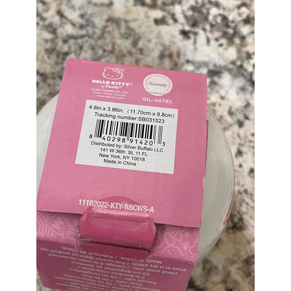 Hello Kitty Sanrio Ceramic Ramen Noodle Bowl with Chopstick  NWT - Picture 3 of 5